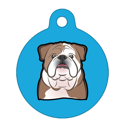 19mm Diameter Tiny Size - Bulldog Dog