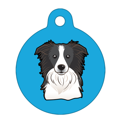 19mm Diameter Tiny Size - Border Collie Dog