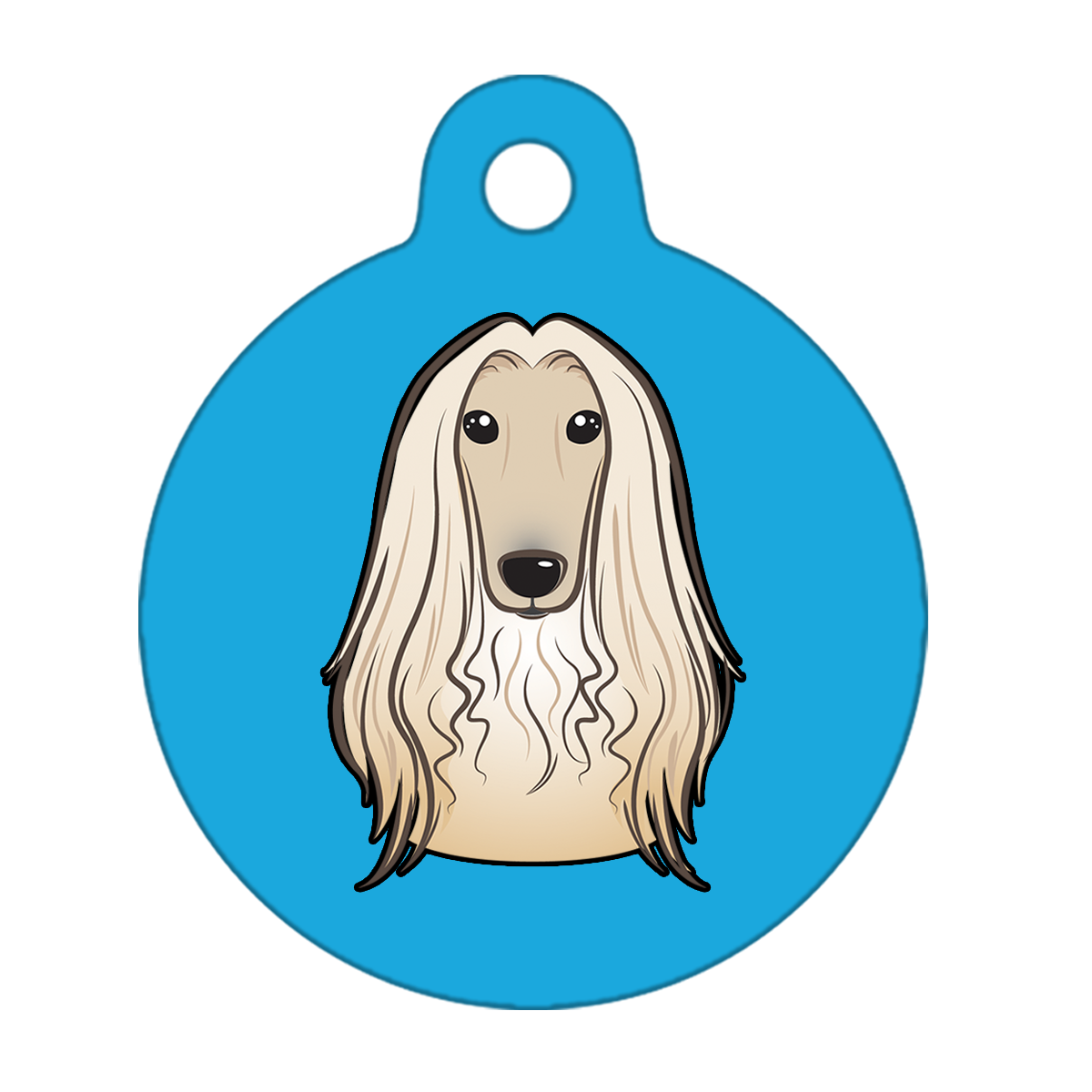 31mm Diameter Medium Size - Afghan Hound Dog