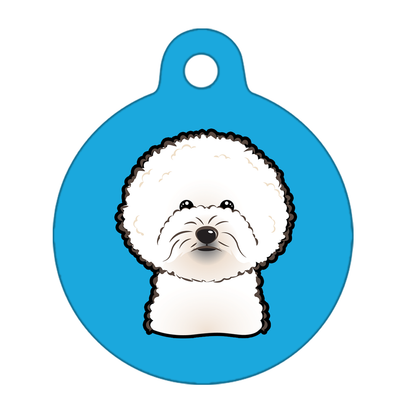 38mm Diameter Large Size - Bichon Frise Dog
