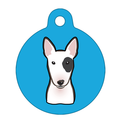 19mm Diameter Tiny Size - Bull Terrier Dog