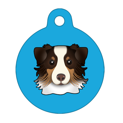 31mm Diameter Medium Size - Australian Shepherd Dog