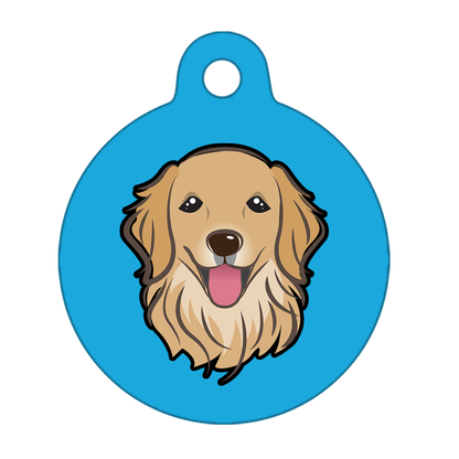 25mm Diameter Small Size - Golden Retriever