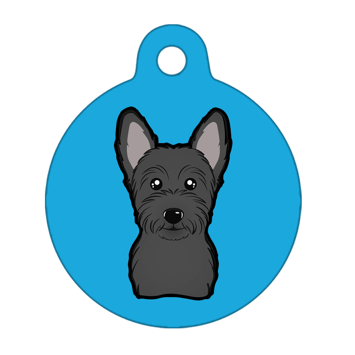 38mm Diameter Large Size - Scottish Terrier Dog