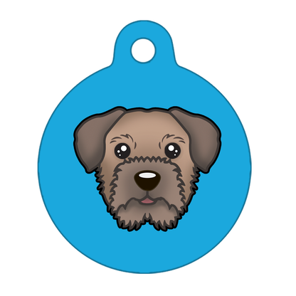 31mm Diameter Medium Size - Border Terrier Dog