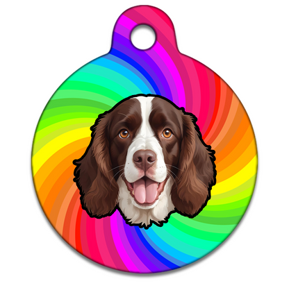 19mm Diameter Tiny Size - Spaniel Design