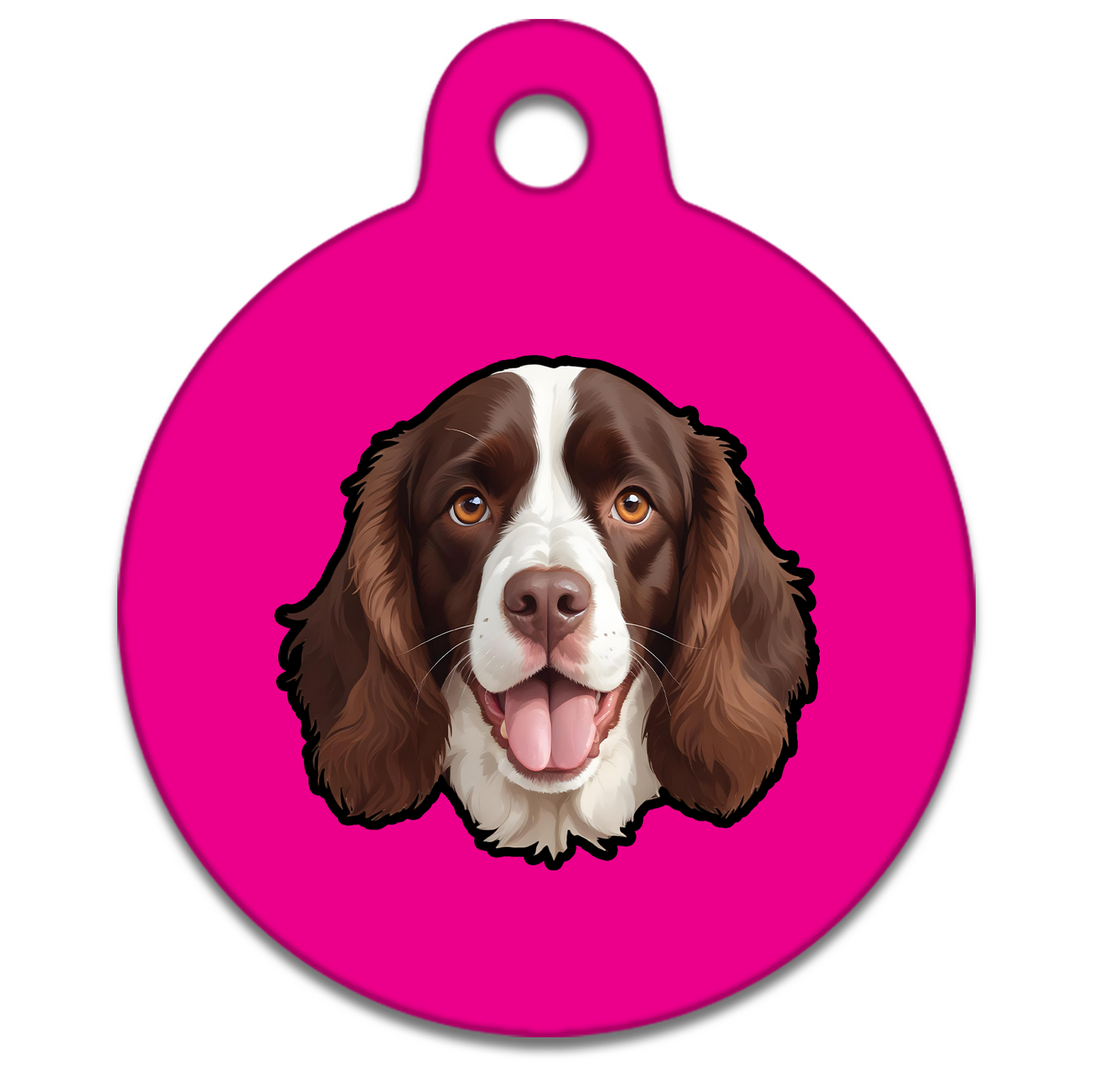 19mm Diameter Tiny Size - Spaniel Design