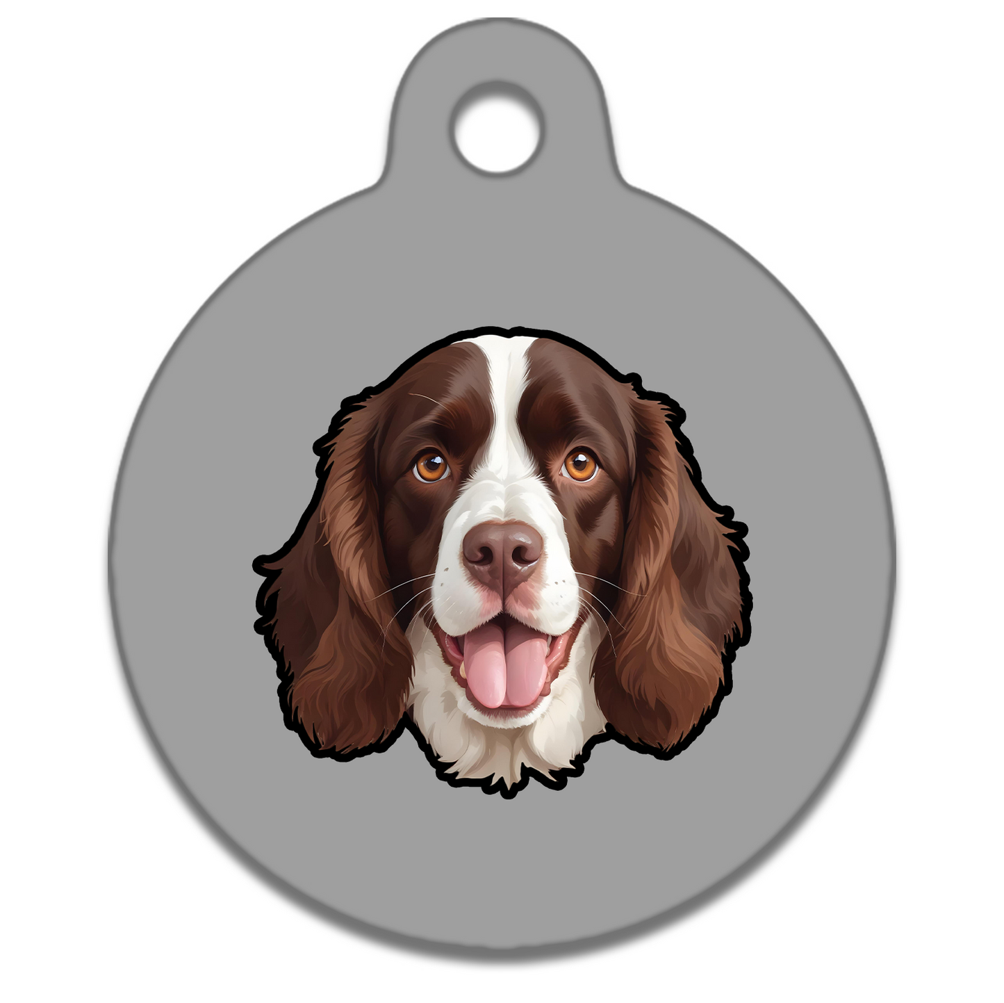 19mm Diameter Tiny Size - Spaniel Design