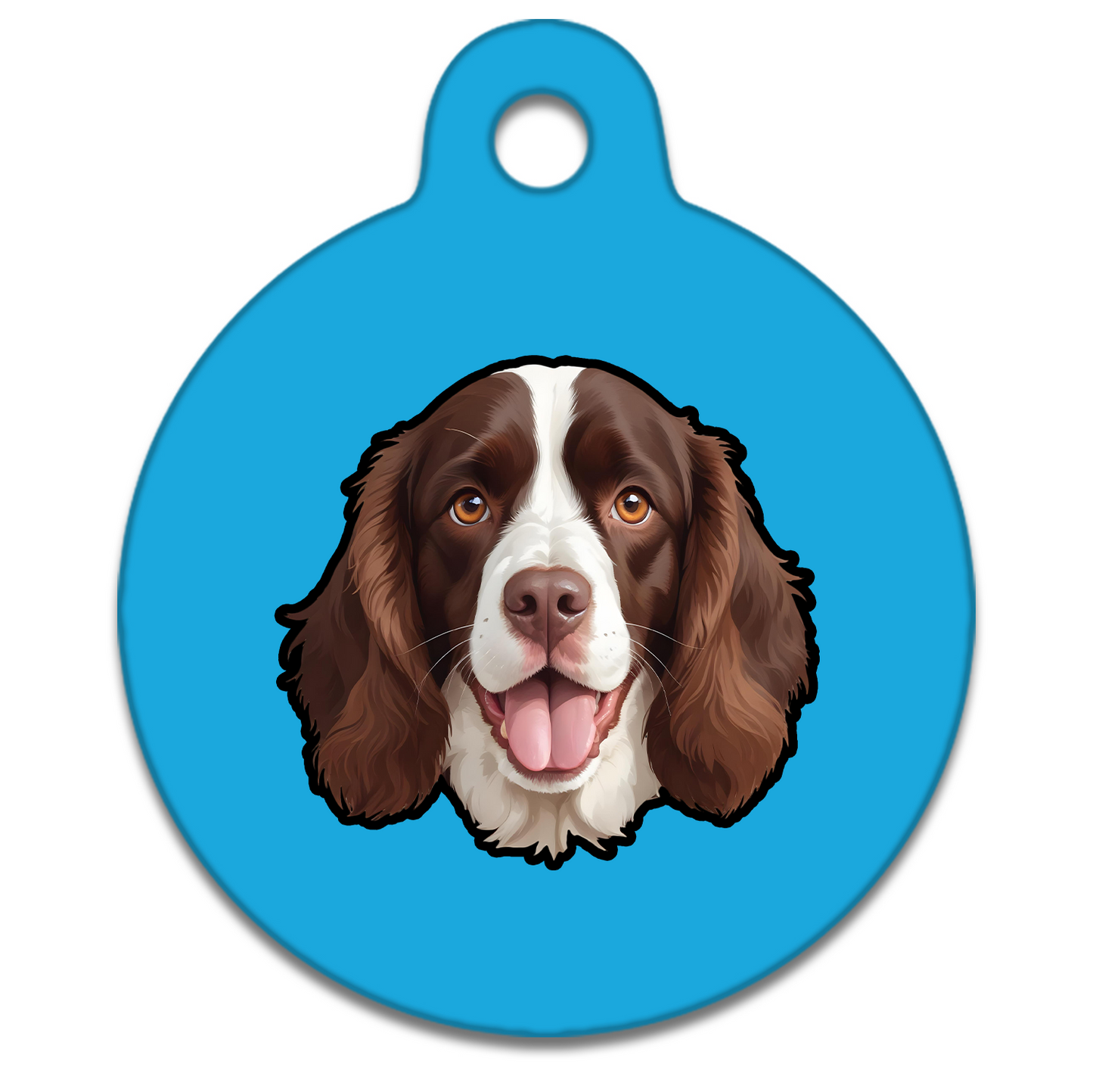 19mm Diameter Tiny Size - Spaniel Design