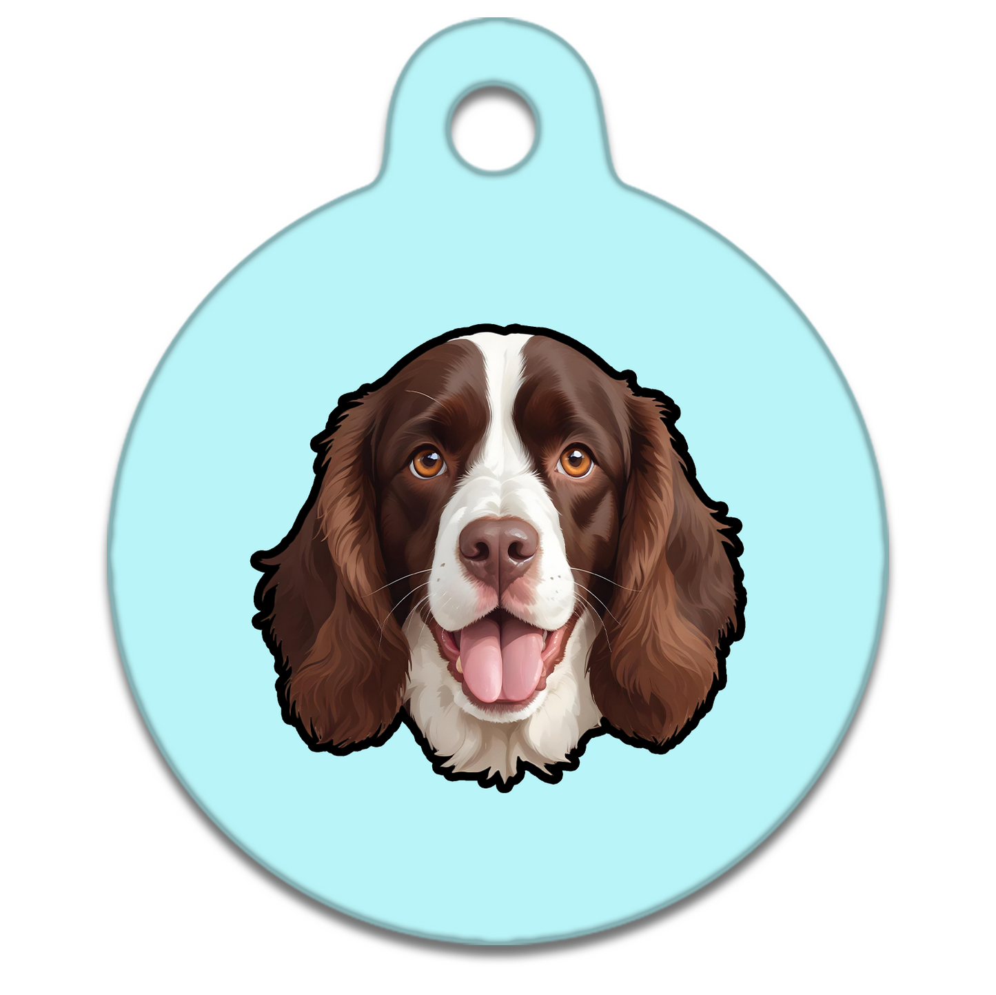 19mm Diameter Tiny Size - Spaniel Design