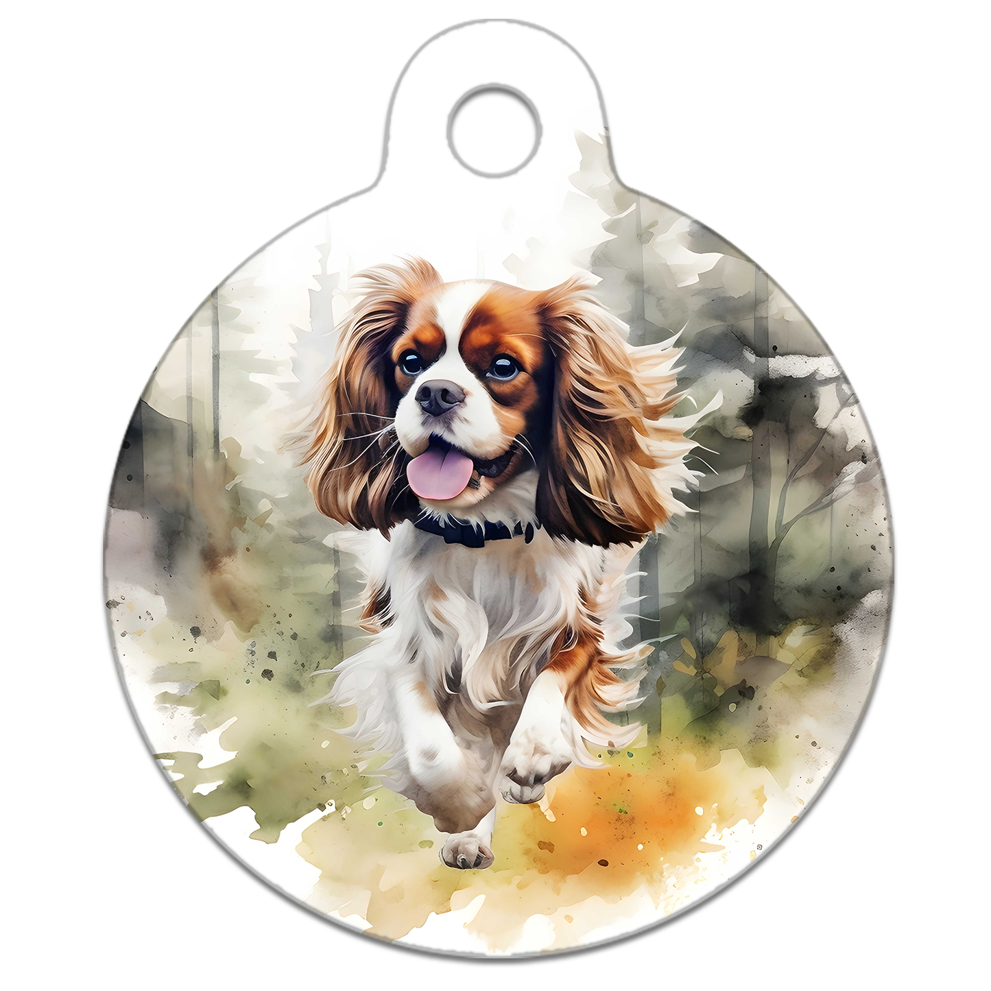 Woodland Running Dog Tag