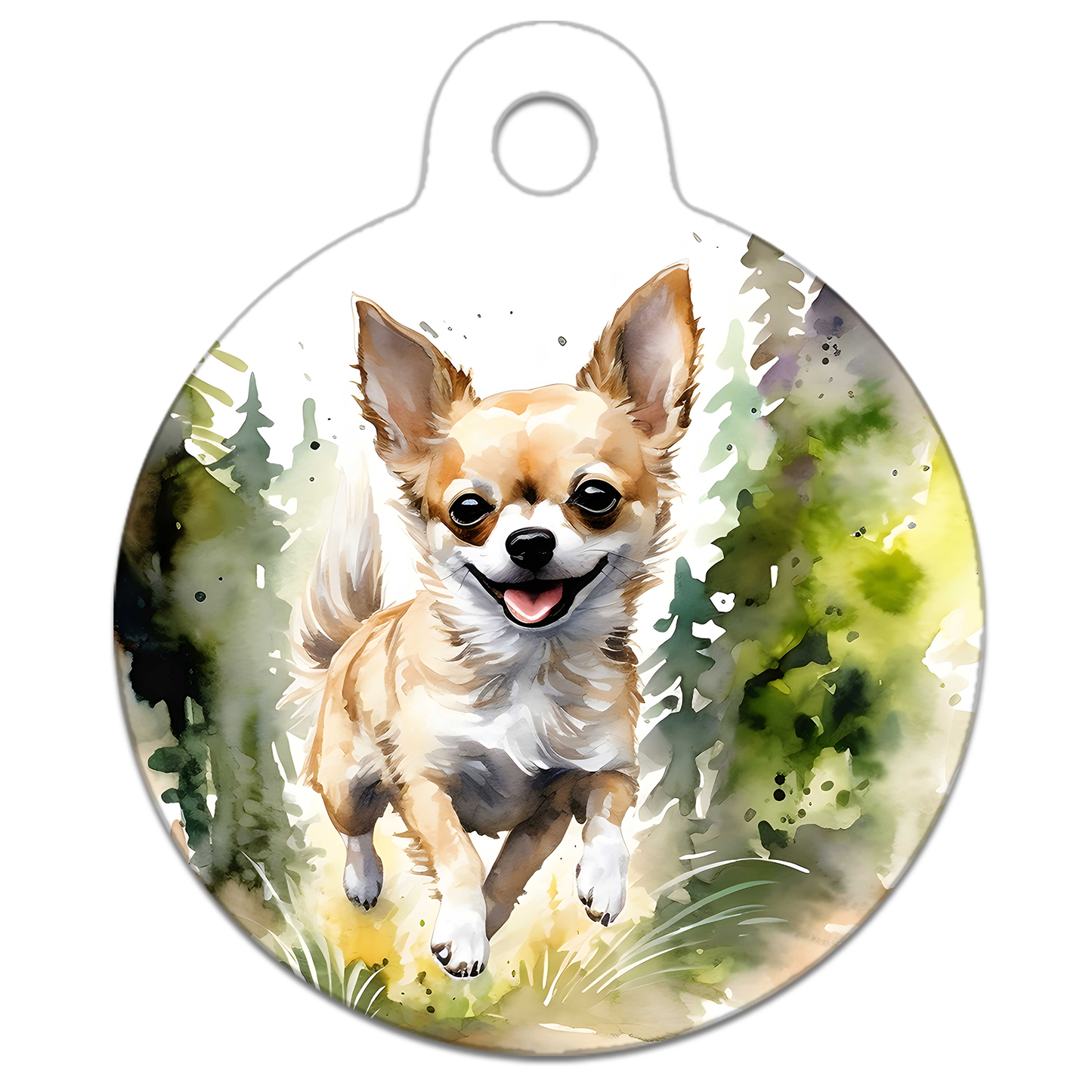 Woodland Running Dog Tag