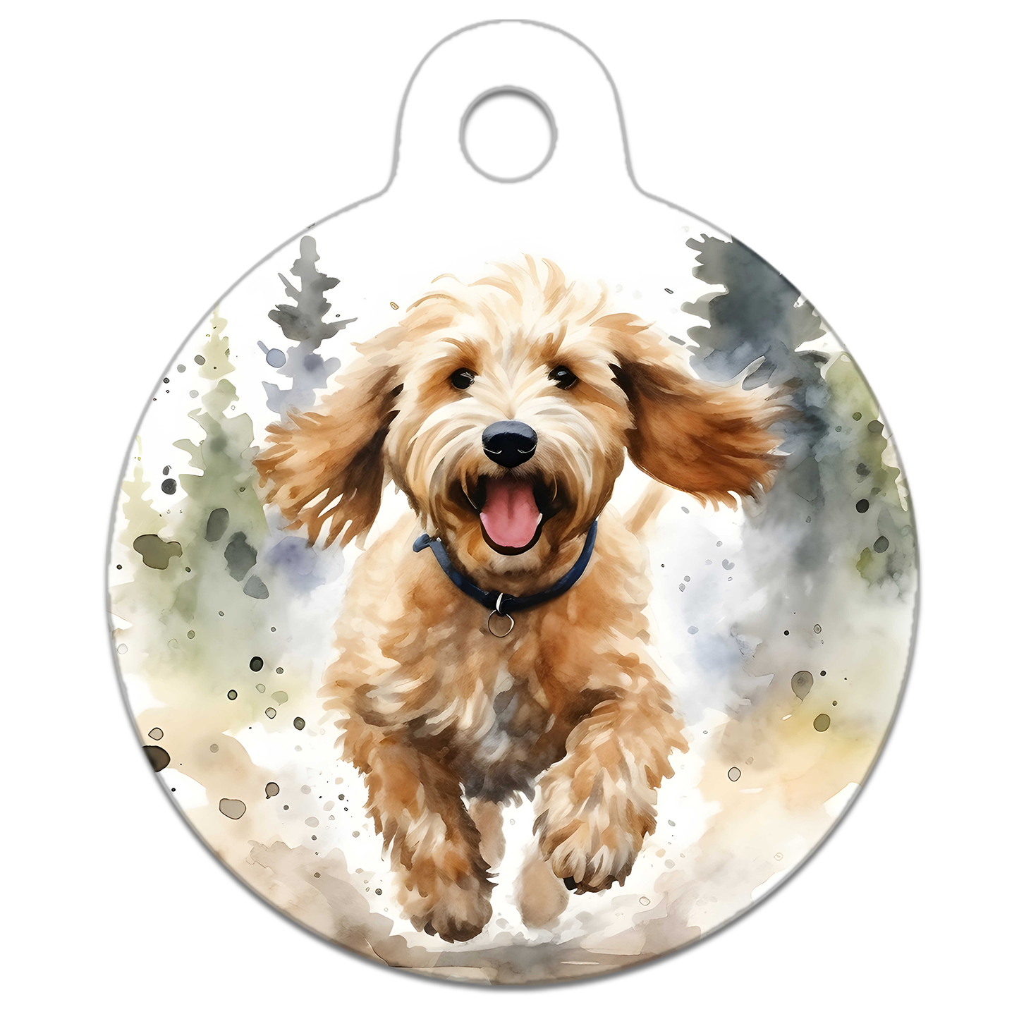 Woodland Running Dog Tag