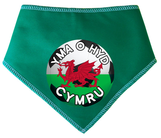 YMA O HYD Cymru  Football Dog Bandana