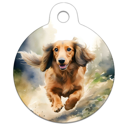 Woodland Running Dog Tag