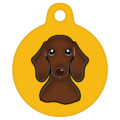 25mm Diameter Small Size - Dachshund Dog