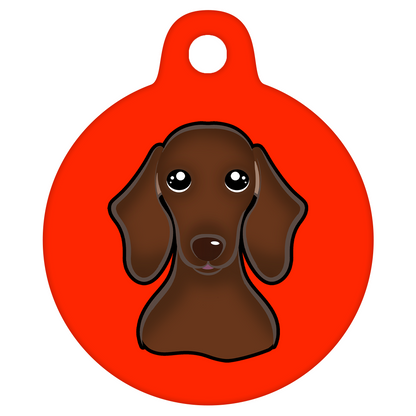 25mm Diameter Small Size - Dachshund Dog