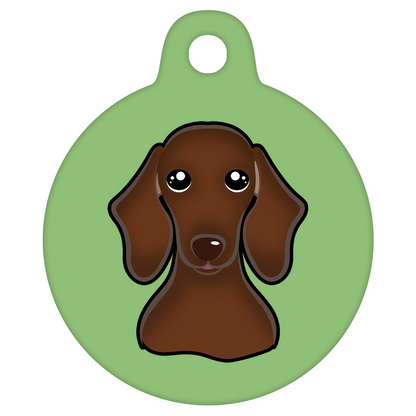 25mm Diameter Small Size - Dachshund Dog