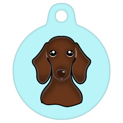 25mm Diameter Small Size - Dachshund Dog
