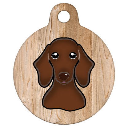 25mm Diameter Small Size - Dachshund Dog