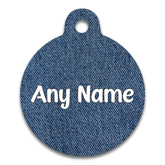 Denim - Pet ID Tag