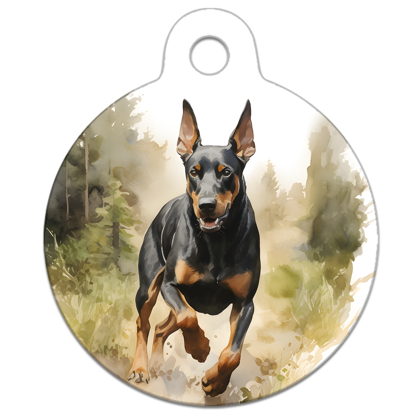 Woodland Running Dog Tag