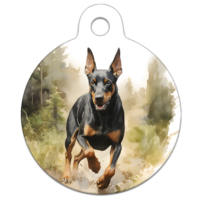 Woodland Running Dog Tag