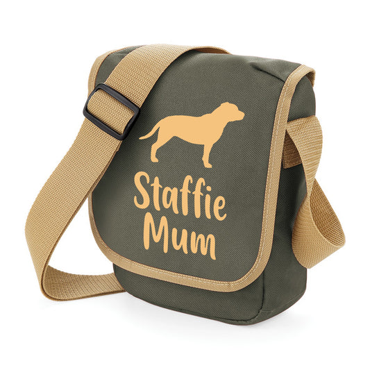 Choose Your  Breed - Dog Mum With Any Dog Breed Dog Walking Cross Body Mini Reporter Bag