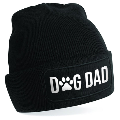 'Dog Dad' Black Beanie