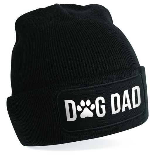 'Dog Dad' Black Beanie