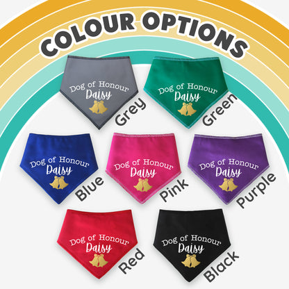 Dog of Honour Any Name Dog Bandana
