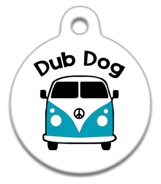 Dub Dog Blue - Cat ID Tag
