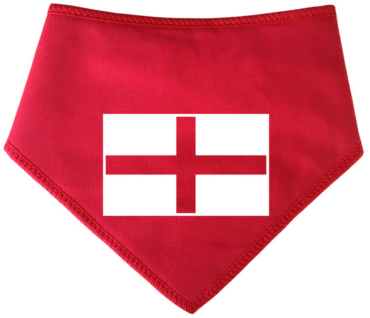 England Flag Red Dog Bandana