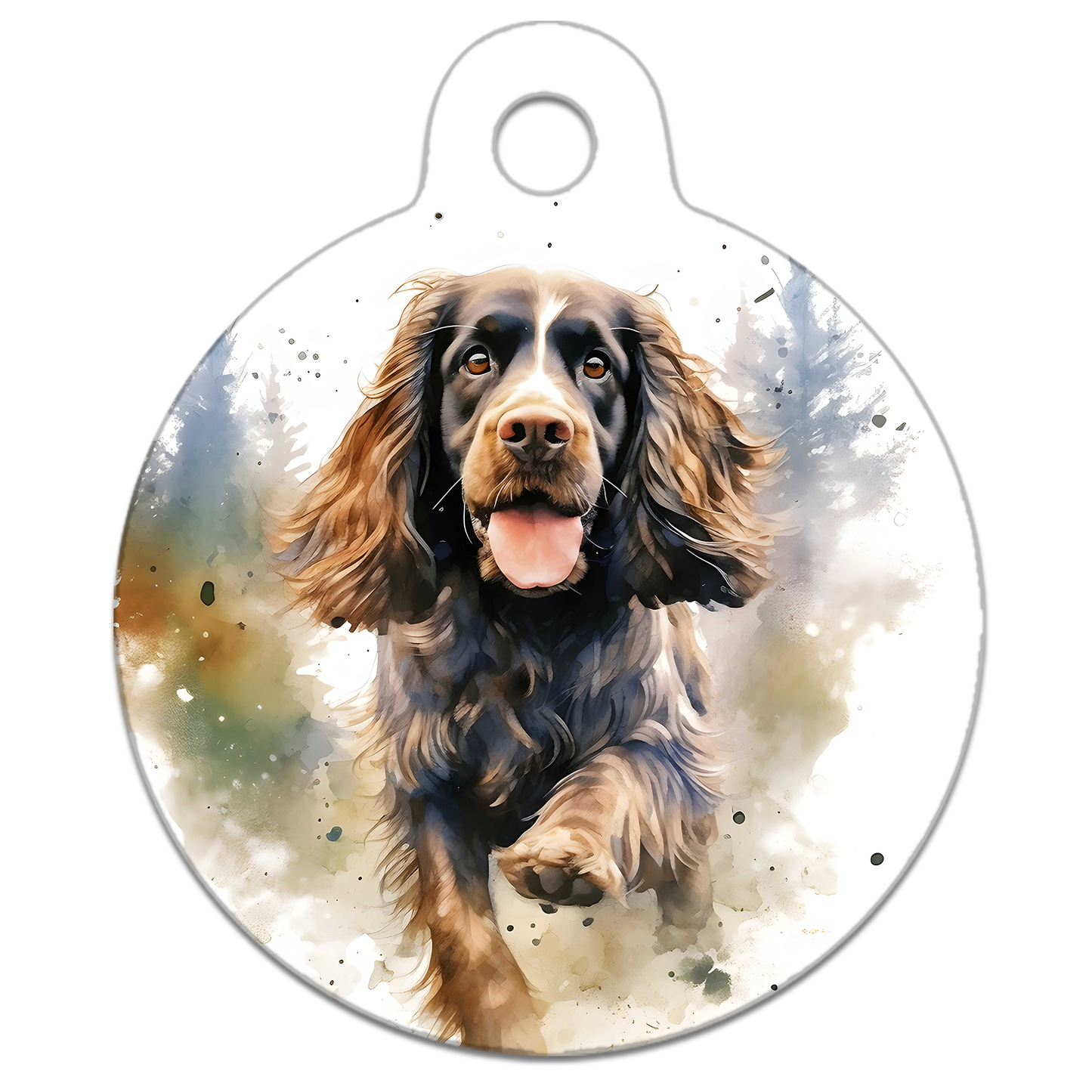 Woodland Running Dog Tag