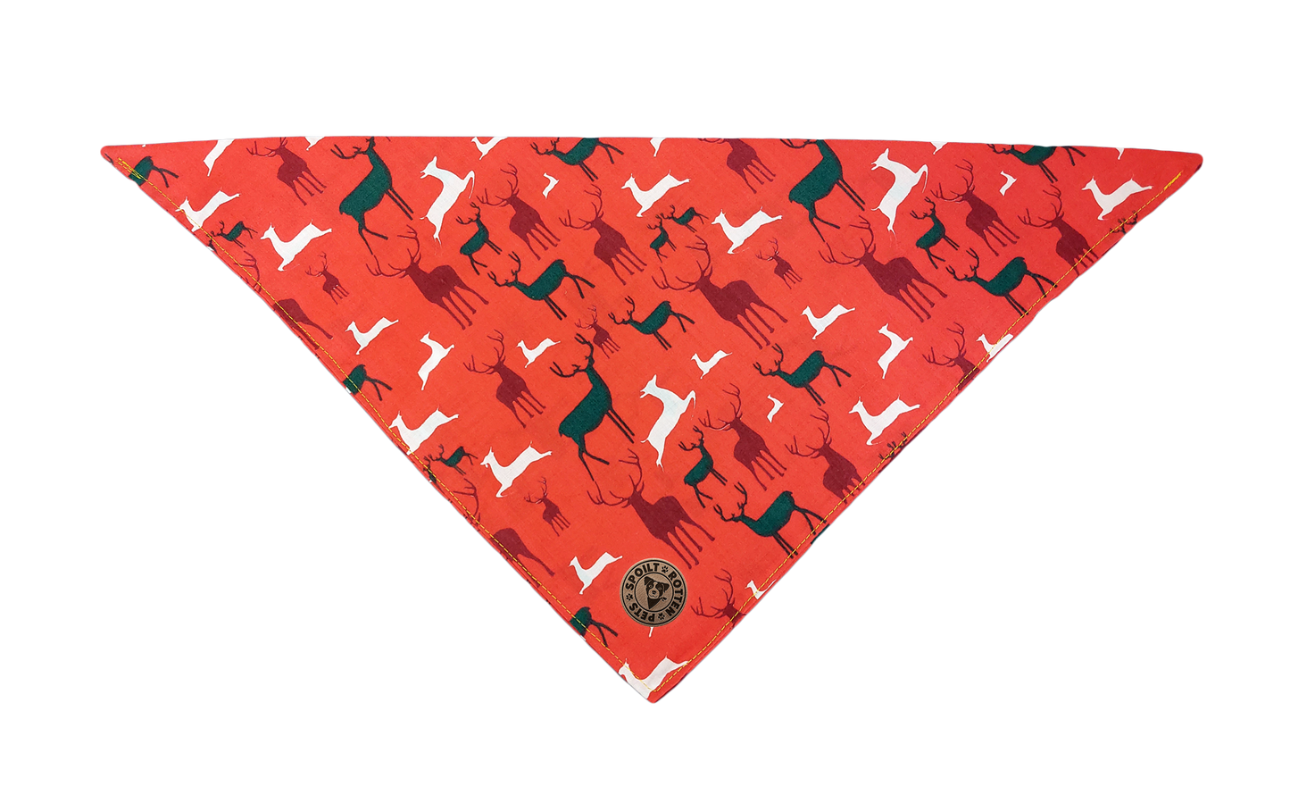 The Camden - Red Stag Tied Dog Bandana