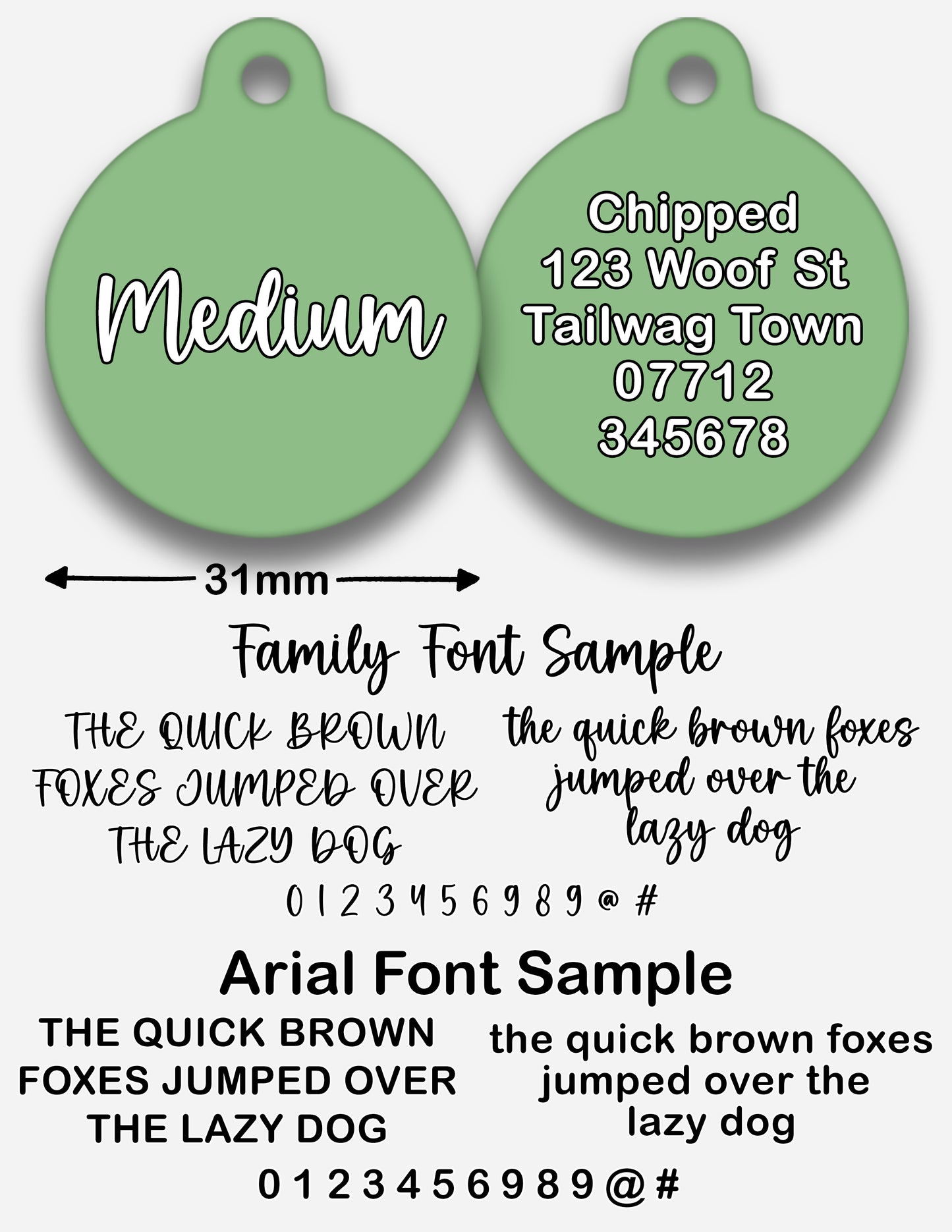 Matcha - Pet ID Tag