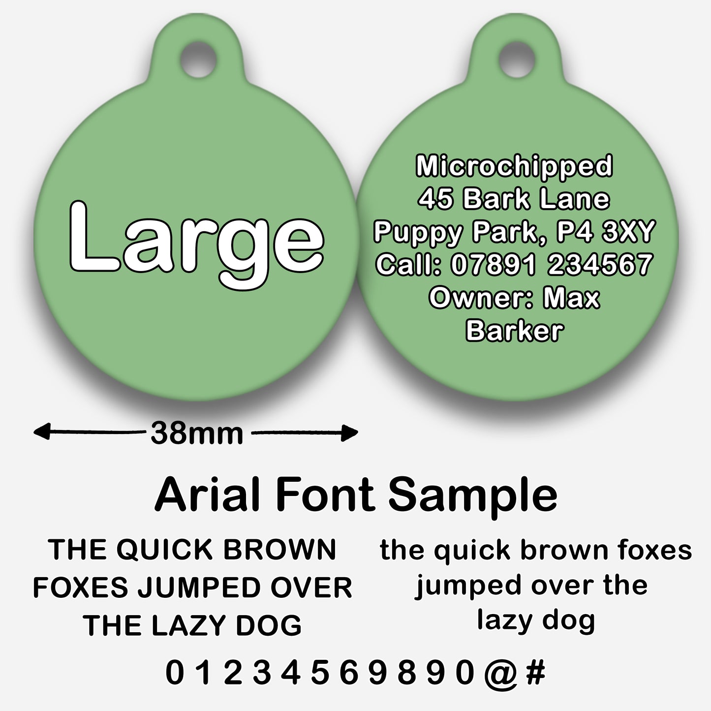 Matcha - Pet ID Tag