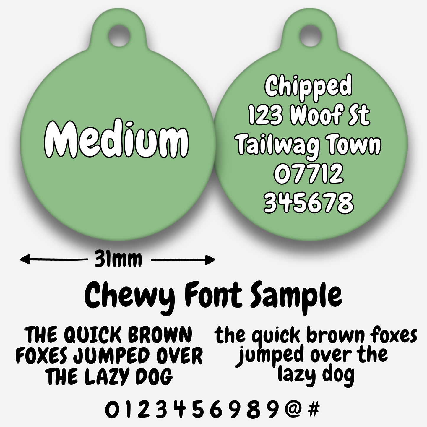Matcha - Pet ID Tag