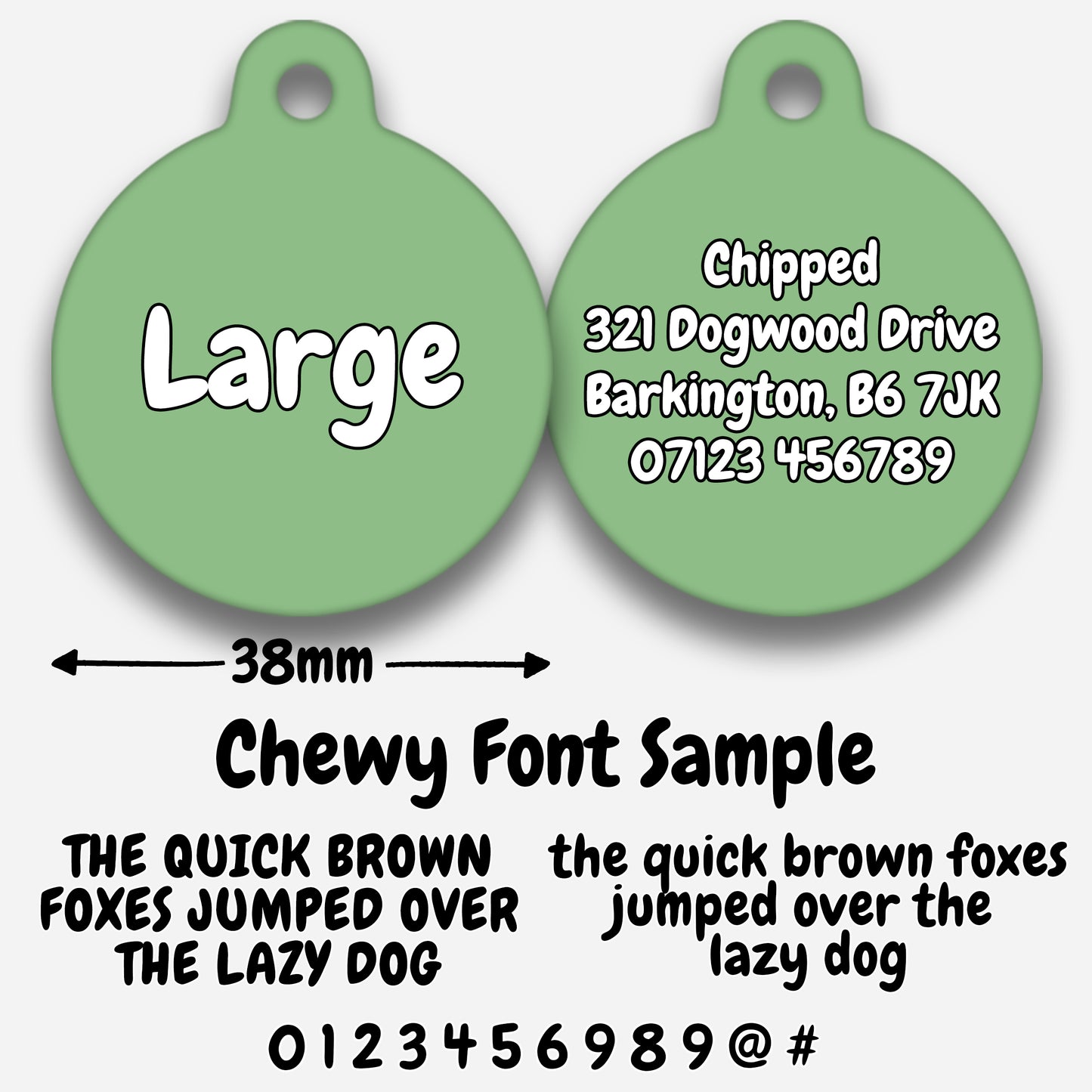 Matcha - Pet ID Tag