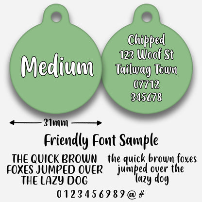 Matcha - Pet ID Tag