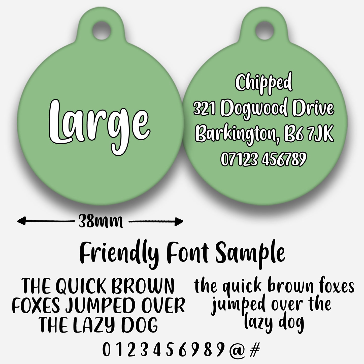 Matcha - Pet ID Tag