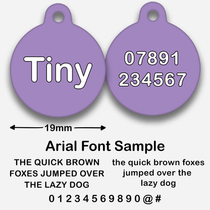 Lilac - Pet ID Tag