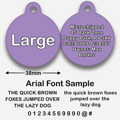 Lilac - Pet ID Tag