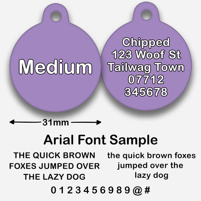 Lilac - Pet ID Tag