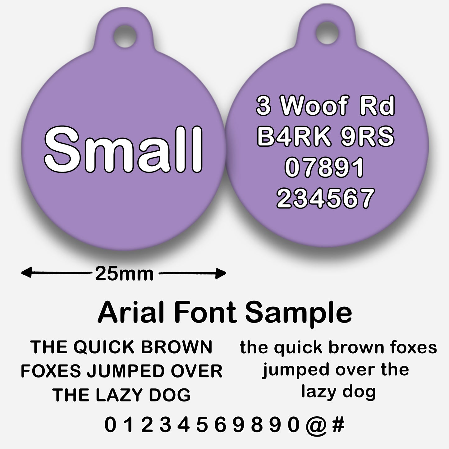 Lilac - Pet ID Tag