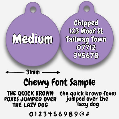 Lilac - Pet ID Tag