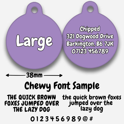 Lilac - Pet ID Tag