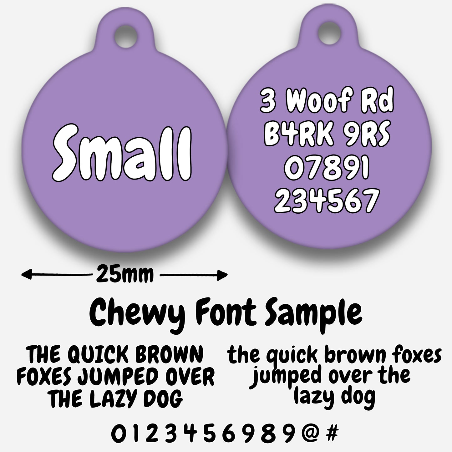 Lilac - Pet ID Tag