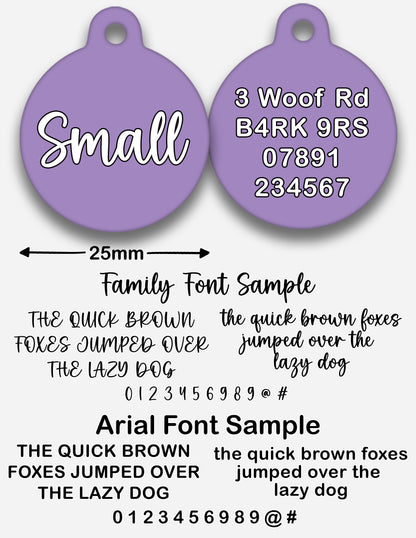 Lilac - Pet ID Tag