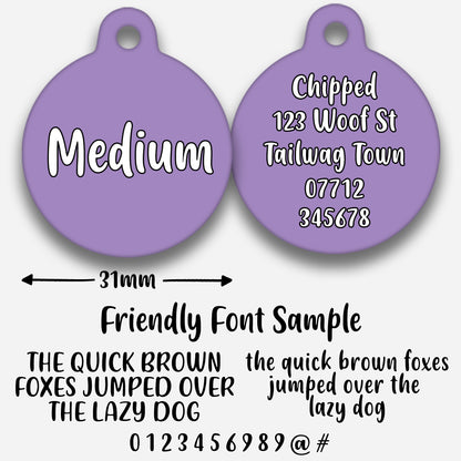 Lilac - Pet ID Tag